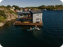 Grey Floating House Houseboat - 