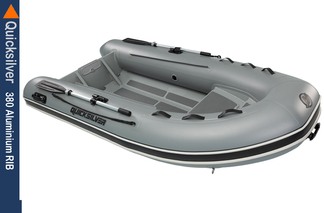 Quicksilver 420 Aluminium RIB PVC Schlauchboot BILD 1